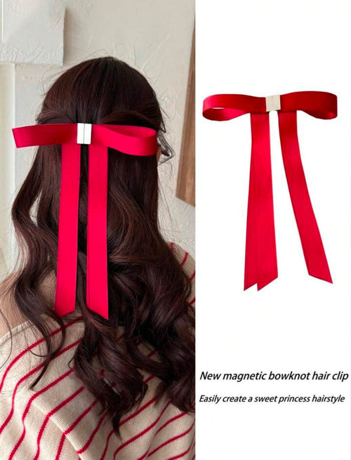 AXIORS-Magnetic Bow Hair Clip for Girls | Hair Accessories